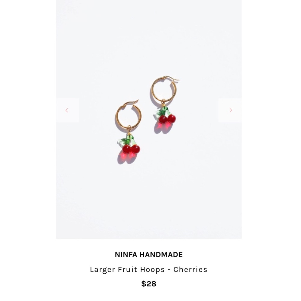 Lisa Says Gah fruit hoops - cherry 🍒